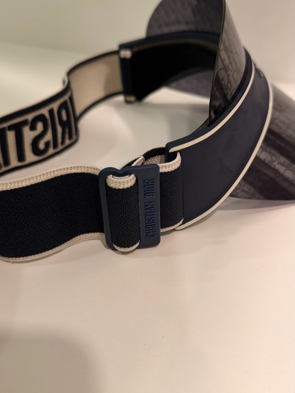 Dior Blue and White Monogram Visor - Picture 5 of 6